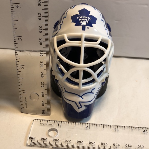2009 McDonald's NHL Mini Goalie Mask -- Vesa Toskala Toronto Maple Leafs - Picture 9 of 9